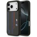 Etui BMW M Kevlar Lines & Logo MagSafe na iPhone 17 Pro - czarne BMW