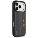 Etui BMW M Kevlar Lines & Logo MagSafe na iPhone 17 Pro - czarne BMW