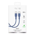 Kabel Puro ICON USB-C - USB-C 1,5m - niebieski
