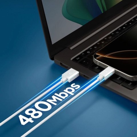 Kabel Spigen EB6010AC USB-A / USB-C 60W 100 cm - biały Spigen