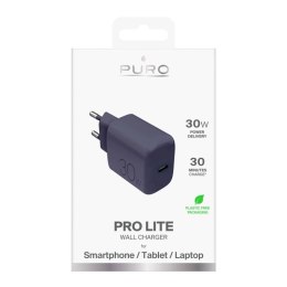 Ładowarka sieciowa Puro Pro Lite 30W USB-C - szara Puro
