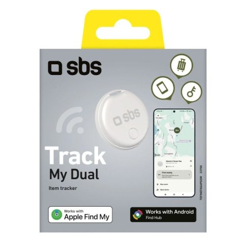Lokalizator SBS uniwersalny Track My Dual - biały SBS