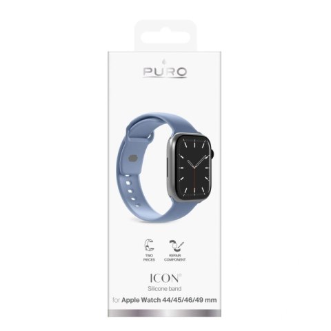 Pasek Puro Icon na Apple Watch 44/45/46/49mm - niebieski Puro
