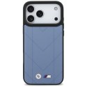 Etui BMW M Quilted Logo MagSafe na iPhone 17 Pro Max - niebieskie BMW