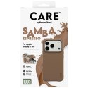 Etui CARE by PanzerGlass Fashionable Samba MagSafe na iPhone 17 Pro - brązowe PanzerGlass