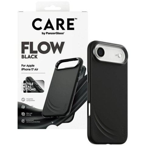 Etui CARE by PanzerGlass Feature FLOW MagSafe na iPhone Air - czarne PanzerGlass