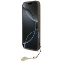 Etui Guess 4G Charms Collection MagSafe na iPhone 17 Pro Max - brązowe Guess