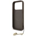 Etui Guess 4G Charms Collection MagSafe na iPhone 17 Pro - brązowe Guess