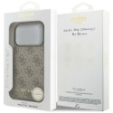 Etui Guess 4G Charms Collection MagSafe na iPhone 17 Pro - brązowe Guess