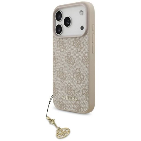 Etui Guess 4G Charms Collection MagSafe na iPhone 17 Pro - różowe Guess