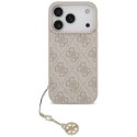 Etui Guess 4G Charms Collection MagSafe na iPhone 17 Pro - różowe Guess