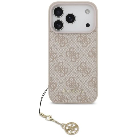 Etui Guess 4G Charms Collection MagSafe na iPhone 17 Pro - różowe Guess