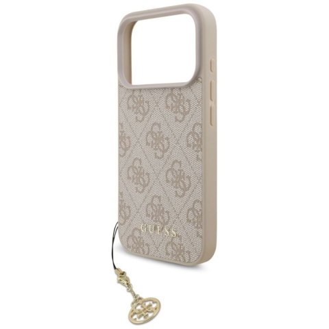 Etui Guess 4G Charms Collection MagSafe na iPhone 17 Pro - różowe Guess