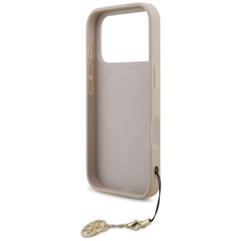Etui Guess 4G Charms Collection MagSafe na iPhone 17 Pro - różowe Guess