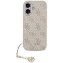 Etui Guess 4G Charms Collection MagSafe na iPhone 17 - różowe Guess