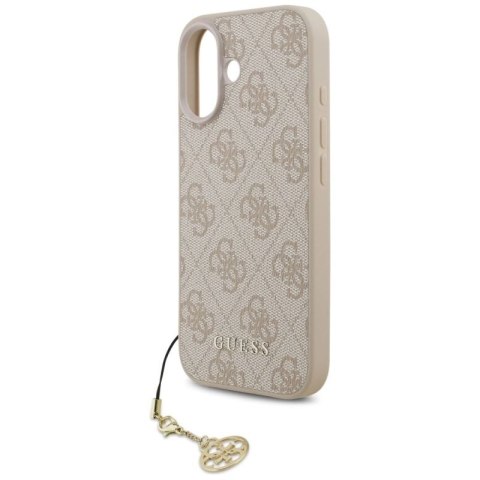 Etui Guess 4G Charms Collection MagSafe na iPhone 17 - różowe Guess