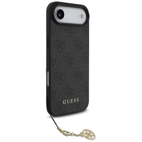 Etui Guess 4G Charms Collection MagSafe na iPhone Air - czarne Guess