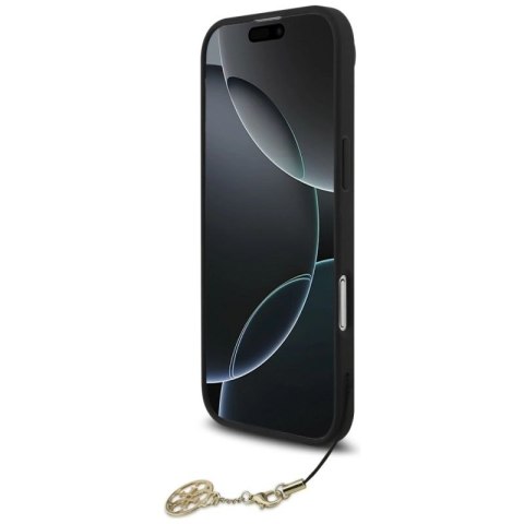 Etui Guess 4G Charms Collection MagSafe na iPhone Air - czarne Guess