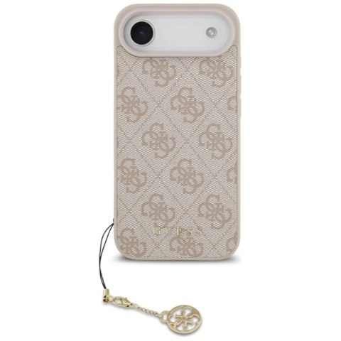 Etui Guess 4G Charms Collection MagSafe na iPhone Air - różowe Guess