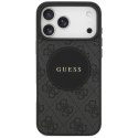 Etui Guess 4G Circle Classic Logo MagSafe na iPhone 17 Pro Max - czarne Guess
