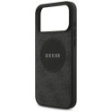 Etui Guess 4G Circle Classic Logo MagSafe na iPhone 17 Pro Max - czarne Guess