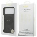 Etui Guess 4G Circle Classic Logo MagSafe na iPhone 17 Pro Max - czarne Guess