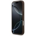 Etui Guess 4G Circle Classic Logo MagSafe na iPhone 17 Pro - brązowe Guess