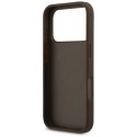 Etui Guess 4G Circle Classic Logo MagSafe na iPhone 17 Pro - brązowe Guess