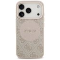 Etui Guess 4G Circle Classic Logo MagSafe na iPhone 17 Pro - różowe Guess
