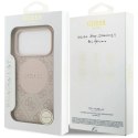 Etui Guess 4G Circle Classic Logo MagSafe na iPhone 17 Pro - różowe Guess
