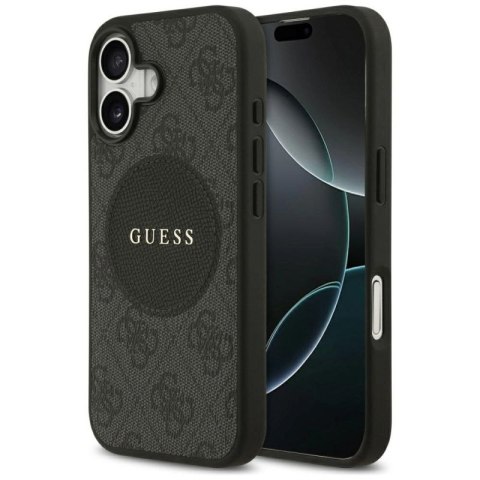 Etui Guess 4G Circle Classic Logo MagSafe na iPhone 17 - czarne Guess