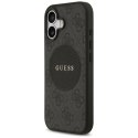 Etui Guess 4G Circle Classic Logo MagSafe na iPhone 17 - czarne Guess