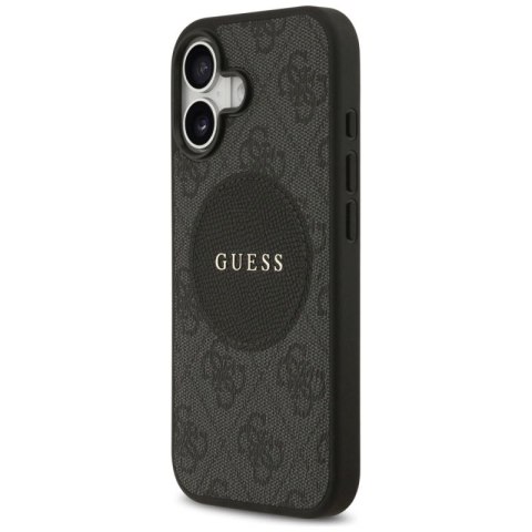 Etui Guess 4G Circle Classic Logo MagSafe na iPhone 17 - czarne Guess