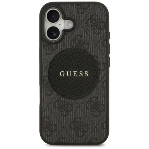 Etui Guess 4G Circle Classic Logo MagSafe na iPhone 17 - czarne Guess