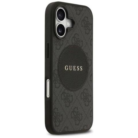 Etui Guess 4G Circle Classic Logo MagSafe na iPhone 17 - czarne Guess