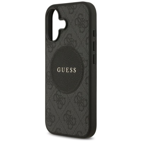 Etui Guess 4G Circle Classic Logo MagSafe na iPhone 17 - czarne Guess