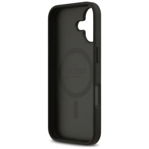 Etui Guess 4G Circle Classic Logo MagSafe na iPhone 17 - czarne Guess