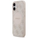 Etui Guess 4G Circle Classic Logo MagSafe na iPhone 17 - różowe Guess