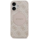 Etui Guess 4G Circle Classic Logo MagSafe na iPhone 17 - różowe Guess