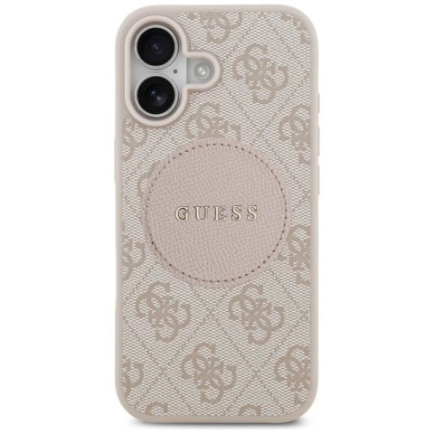 Etui Guess 4G Circle Classic Logo MagSafe na iPhone 17 - różowe Guess
