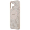 Etui Guess 4G Circle Classic Logo MagSafe na iPhone 17 - różowe Guess