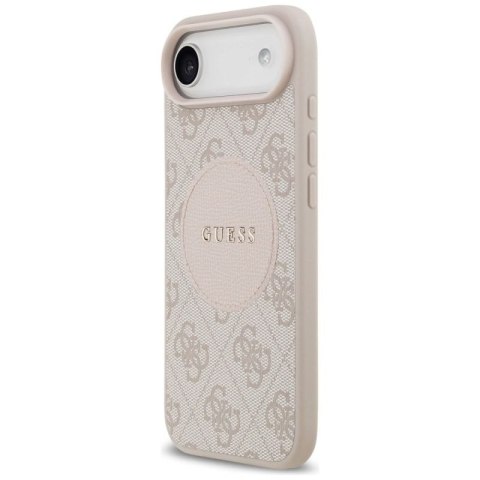 Etui Guess 4G Circle Classic Logo MagSafe na iPhone Air - różowe Guess
