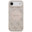 Etui Guess 4G Circle Classic Logo MagSafe na iPhone Air - różowe Guess