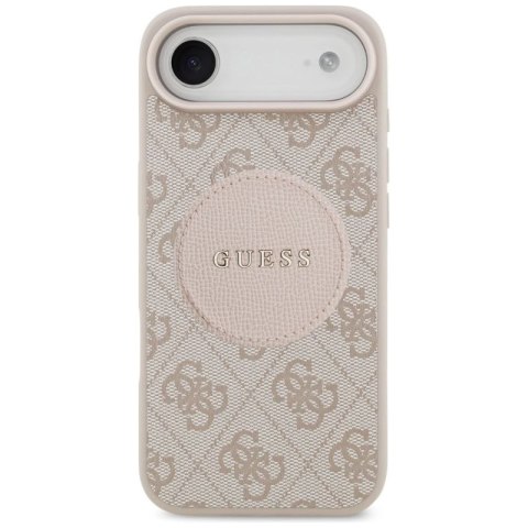 Etui Guess 4G Circle Classic Logo MagSafe na iPhone Air - różowe Guess