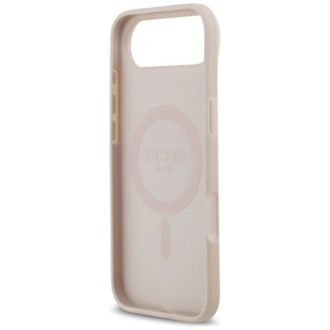 Etui Guess 4G Circle Classic Logo MagSafe na iPhone Air - różowe Guess