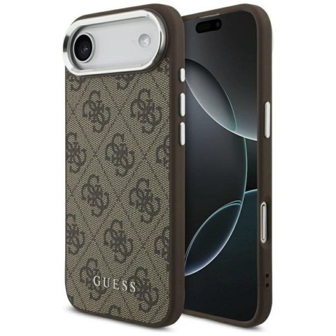 Etui Guess 4G Classic Logo MagSafe na iPhone Air - brązowe Guess