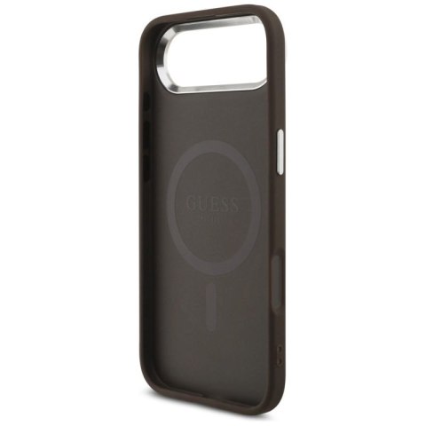 Etui Guess 4G Classic Logo MagSafe na iPhone Air - brązowe Guess