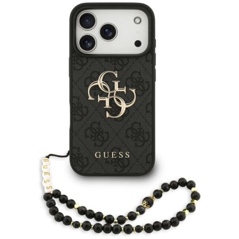 Etui Guess 4G Strap 4G Classic Logo na iPhone 17 Pro - czarne Guess