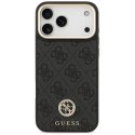 Etui Guess 4G Strass Logo MagSafe na iPhone 17 Pro Max - czarne Guess