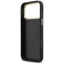 Etui Guess 4G Strass Logo MagSafe na iPhone 17 Pro Max - czarne Guess